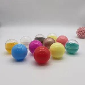 توريد الشركات المصنعة تصميم جديد جاشابون اللعب كبسولة بلاستيكية فارغة كبسولة الكرة