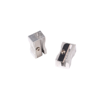 BECOL Vente en gros – Mini taille-crayon manuel simple à un trou en métal aluminium pour étudiants