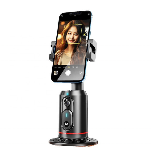 360 Degree AI Auto Face Tracking Phone Stabilizer Tripod Face Tracking Gimbal Phone Camera Holder