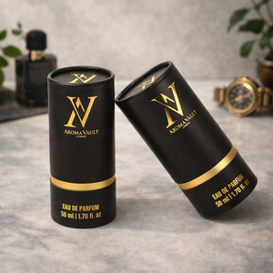 Customized Eco-friendly Luxury 50ML Paper Tube Packaging Gold Foil Printing - Product Image 2