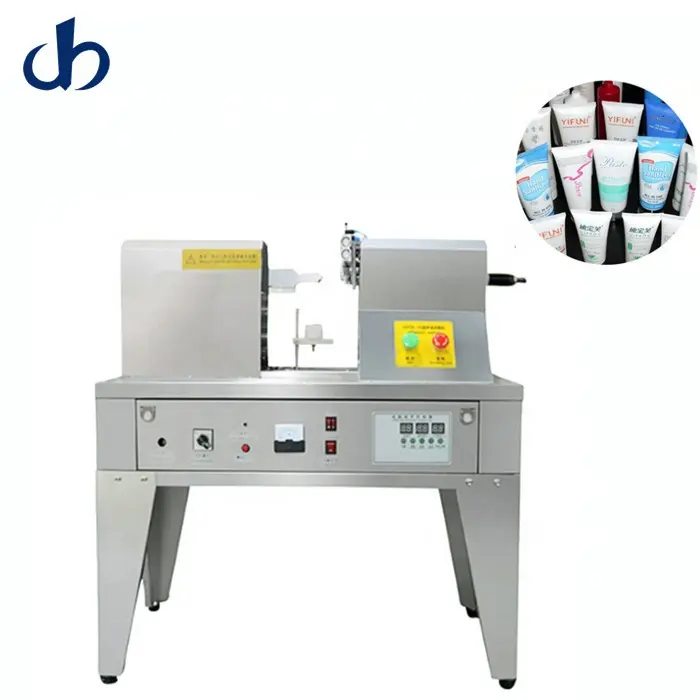 Yarı otomatik ultrasonik yumuşak plastik tüp mühürleyen, diş macunu tüpü ısı yapıştırma makinesi