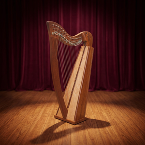 Ho Hunts HH-S Rosewood 20-<b>String</b> Square Back Lyre Harp (Pakistan) - Product Image 3