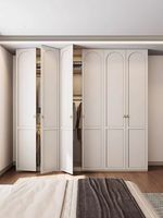 Armoires Maison Chambre Bureau Une Combinaison Vestiaire Nordic Light Luxe Moderne Simple Minimaliste Coin Grande Armoire Placard