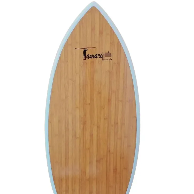 Skimboard in fibra di vetro epossidico legno all'ingrosso di HIFUN