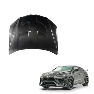 Langyu Car Body Parts Engine Cover Dry Carbon Fiber 3K Twill Suitable For Lamborghini URUS Update MSY Style Engine Hood