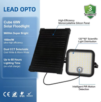 Projecteur solaire écologique IP65 à 9600 lm, sans frais de fonctionnement, facture d'électricité de 0 $, pour bâtiments commerciaux, jardins et allées