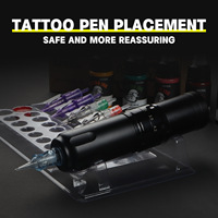 Kit de tatouage jetable transfrontalier le plus vendu : stylo, aiguilles, porte-encre – 10 pièces par boîte ; Consommables de tatouage