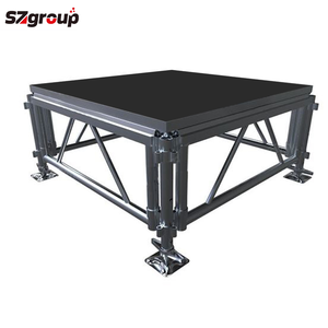 Le contreplaqué mobile de scène de cadre de treillis en aluminium de services de conception gratuits assemblent l'étape pour le concert d'événement - Product Image 1