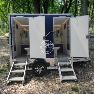 Toilettes mobiles de luxe VIP pour camping, extérieur, remorque écologique - Product Image 3