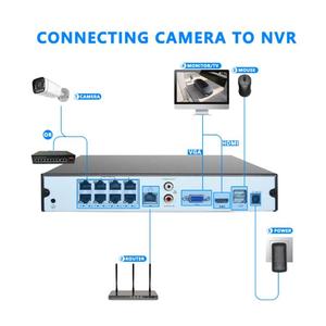 Seeasy 4k 8MP HD 8 kênh an ninh POE NVR phát hiện chuyển động 8 cổng POE NVR 8CH <span class=keywords><strong>DVR</strong></span> Mạng ghi video - Product Image 2