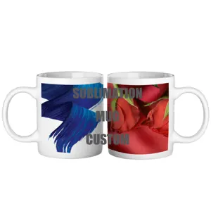 Novelty Gifts Printing Mug Cup 11OZ Ceramic Handmade Mug Cup 350ML Travel Mug Design-forward Sublimation Wholesale Suppliers