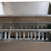 Diviseur d'échantillons en acier inoxydable avec boîtes de collecte, diviseur manuel d'échantillons de sol/aggregats EN932-1 pour tests de laboratoire
