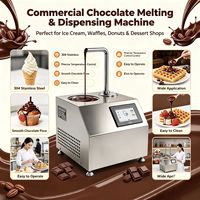 Offre Spéciale : Équipement de Fusion de Chocolat Compact de 30 kg pour Table, Machine à Tempérer le Chocolat avec Table Vibrante de 5 kg