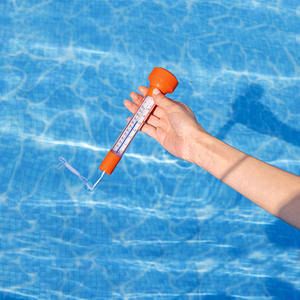 실내 및 실외 수영장 용 Bestway 58697 플로팅 수영장 온도계 물 온도 표시기 염소 제거기 동반자 - Product Image 2