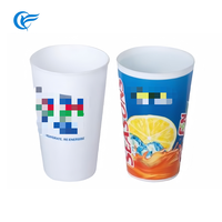 Gobelet publicitaire en plastique réutilisable personnalisé avec logo pour événements marketing de marque (vente en gros)
