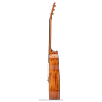 Acoustic Guitar 38 Inch Parlor Solid Top Englemann Spruce Acoustic Guitar Mahogany Back Side High Quality Folk Guitar