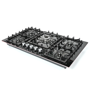 <span class=keywords><strong>Piano</strong></span> <span class=keywords><strong>Cottura</strong></span> a Gas a 5 Fuochi <span class=keywords><strong>con</strong></span> Design Integrato, Superficie in Vetro per Hotel - Product Image 5