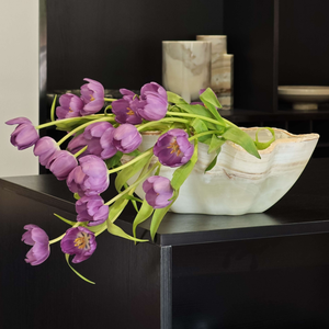 Cuenco Decorativo <span class=keywords><strong>de</strong></span> Mármol <span class=keywords><strong>Ónix</strong></span> Natural - Frutero <span class=keywords><strong>de</strong></span> Piedra <span class=keywords><strong>de</strong></span> Lujo para Decoración <span class=keywords><strong>de</strong></span> Mesa en Hogares y Hoteles - Product Image 3
