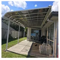 Auvent de toit en aluminium résistant aux Uv, auvent de terrasse en aluminium, persienne de canopée en aluminium personnalisable