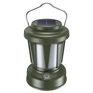 Lampe de camping rétro rechargeable à énergie solaire, lumière blanc chaud, 1200 mAh, pour le camping et la maison - Product Image 5