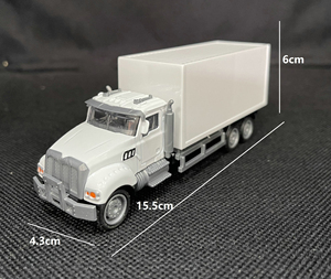 Logotipo personalizado 1:50 metal <span class=keywords><strong>juguete</strong></span> <span class=keywords><strong>furgonetas</strong></span> vehículos rojo Amarillo Blanco deslizamiento coche Diecast carga camión <span class=keywords><strong>de</strong></span> <span class=keywords><strong>juguete</strong></span> para regalos <span class=keywords><strong>de</strong></span> empresa promocionales - Product Image 2