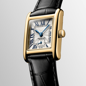 นาฬิกาข้อมืออัตโนมัติทรงสี่เหลี่ยม ตัวเลขโรมัน สายหนังจระเข้ Longinesing - Product Image 1