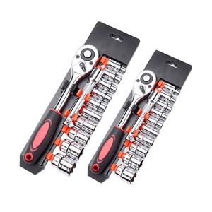 专业12件式棘轮套筒扳手套装，带长袖加长和多功能六角钥匙 - Product Image 4