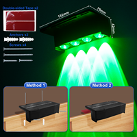 4 LEDS Solaire Clôture de Jardin Escaliers Eclairage Décoratif Extérieur IP65 Rating Landscape Solar Step Light