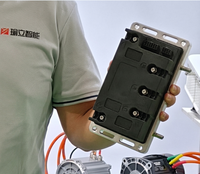 Contrôleur de véhicule électrique CAN RS485 plus avancé 48V/60V/72V 10/12/15 KW, refroidissement liquide, super fluide pour bateau électrique