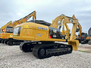 Excavatrice sur chenilles Caterpillar 329D2L d'occasion, en bon état de marche, 29 tonnes, hydraulique, d'origine japonaise, CAT 329D2L. - Product Image 2