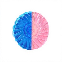 Bloc Nettoyant WC Solide Jetable Trois Couleurs Trois Effets, Nettoyage en une seule passe, 60 Jours, Parfum Rose, Élimination des Taches 50%-80%