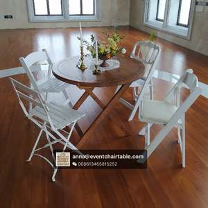 Chaises Pliantes en résine avec 8 Chariots et 8 sangles bundle pour Mariage - Product Image 5