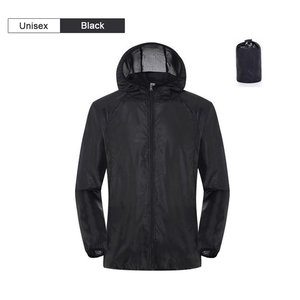 Jaqueta de chuva para acampamento unissex, roupa à prova d' água para proteção solar, pesca, caça, secagem rápida, com bolso - Product Image 2