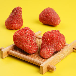 Favorito Exclusivo Congelar Frutas Secas Lanches Sem Açúcar Adicionado Frutas Secas Congeladas Doce e Sour Morango Liofilizado - Product Image 6