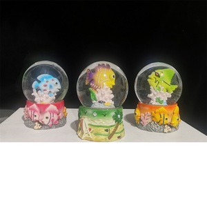 Wholesale Custom Resin Crafts <strong>Snowflake</strong> Crystal Ball Creative Marine Style Travel Souvenirs Snow <strong>Globe</strong> - Product Image 1