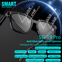 Lunettes audio intelligentes pour hommes femmes UV400 TAC HD Assistant vocal caméra en un clic IPX4 lunettes de soleil polarisées sport étanches