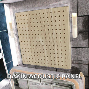 Absorbeurs acoustiques en <span class=keywords><strong>laine</strong></span> <span class=keywords><strong>de</strong></span> <span class=keywords><strong>bois</strong></span> perforée, indice NRC élevé pour les studios et les bureaux - Product Image 2