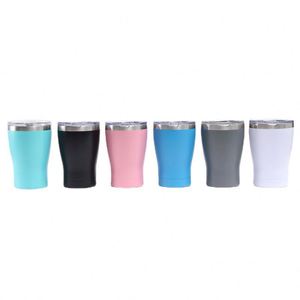 Vaso Térmico de Acero Inoxidable de 12oz con Forma de Cintura, Taza de Viaje para Auto, para Café y Agua - Product Image 4