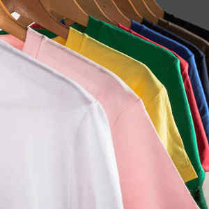 เสื้อยืดผ้าฝ้ายเนื้อดีใส่ได้ทั้งชายและหญิงเสื้อยืดวิ่งคอกลมแขนสั้นผ้าคอตตอนเนื้อนุ่ม - Product Image 5