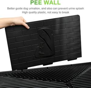 राजकथा पिए पिए पोटी प्रशिक्षण घास मछुटयोग्य मटर संग्रह ट्रे कुत्तों पालतू डायपर कुत्ते शौचालय कृत्रिम टर्फ प्लास्टिक - Product Image 6