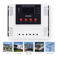 Nouveaux régulateurs de charge de batterie automatiques 12V 24V/48V 10A 20A 30A 40A 50A 60A avec double USB PWM et contrôleurs de charge solaire avec application WIFI