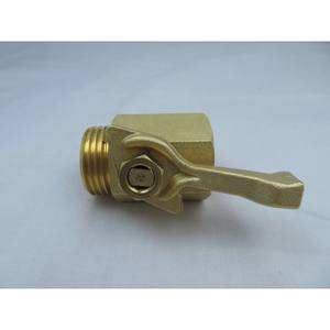 3/4-Inch Brass Stop Valve with <b>Quick</b> <b>Connectors</b> Garden Hose Ball Valve Irrigation Watering Valve Metal and ABS Material - Product Image 1