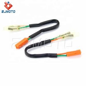 Conectores Adaptadores de Indicador LED OEM para Motocicleta <span class=keywords><strong>Kawasaki</strong></span> <span class=keywords><strong>Ninja</strong></span> ZX-6R ZX-10R 250R 300 650R ZZR600 2000-2017 Cable Delantero Trasero - Product Image 3