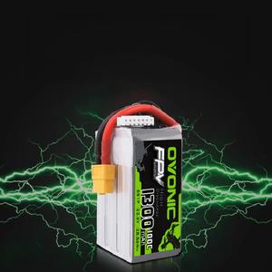 OVONIC 1300mAh 100C 4S 6S 14.8V 22.2V <span class=keywords><strong>Lipo</strong></span> 배터리 고배율 업그레이드 FPV 드론 모델 항공기 RC 부품 - Product Image 5