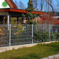 Clôture en treillis métallique galvanisé 3D courbé, soudé, durable, pour la sécurité des villas, utilisation comme treillis, traité thermiquement, 6 pieds, personnalisable