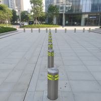 Barrières de sécurité hydrauliques rétractables SST Shenzhen, télécommandées, résistantes à l'eau, portail automatique pour parking 304