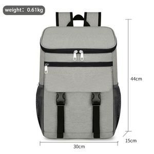 Nouveautés : Sac à dos isotherme souple et étanche pour bière, avec logo personnalisé, idéal pour le camping, les pique-niques et les repas en extérieur - Product Image 4