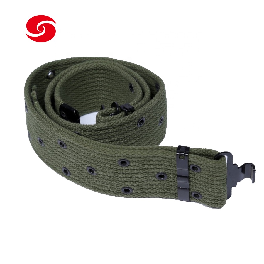 Хлопковый холщовый ремень оливковый зеленый тактический ремень