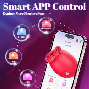 App kontrollü kadın gül vibratör 10 zihin üfleme modu büyük şok klitoral g-spot stimülatörü - Product Image 6