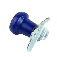 Vente Flash Bouton de Volant Universel en PVC Bleu avec Logo Personnalisé 40005BL - Accessoire pour Voiturette de Golf, Camion et Voiture